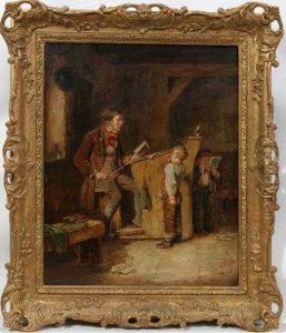 The Schoolmaster by Erskine Nicol