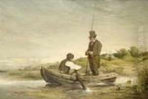 Out For The Day, The Fly Fishers by Erskine Nicol