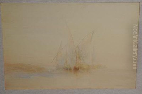 Dhows In Mist. - view 1
