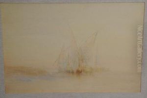 Dhows In Mist.