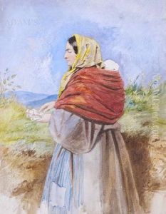 Study Of A Gypsy Fortune Teller