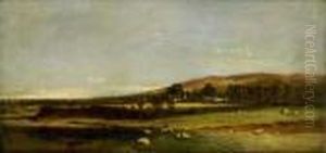 View Of The Dublin Mountains From Templelogue by Erskine Nicol