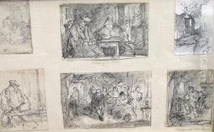 Composite Figures Studies by Erskine Nicol