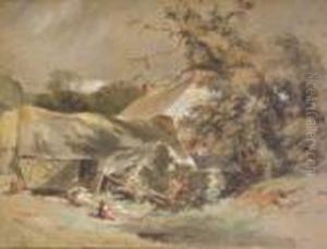 Rural Cottage by Erskine Nicol