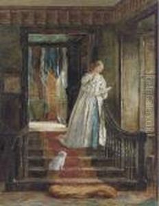 Reading The Letter by Erskine Nicol