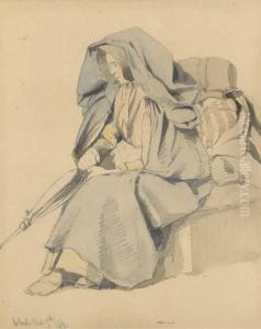 The Emigrant (illustrated); And Man On A Stool