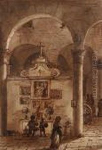 Oratoire Sous Unearcade by Victor-Jean Nicolle