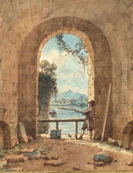 Interieur De La Chapelle St Benezet Sur Le Pont D'avignon Avec Unartiste - view 1
