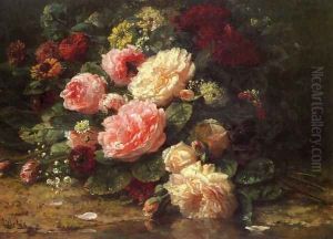 Floral Still Life by Jean-Baptiste Robie