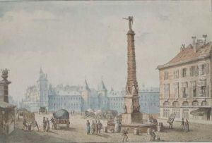 Place Du Chatelet P by Victor-Jean Nicolle