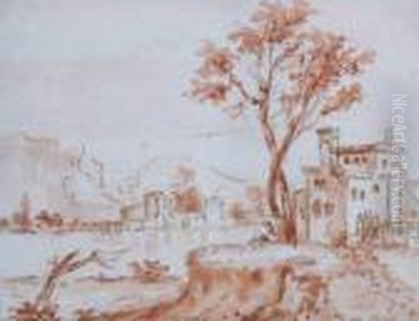 An Italian Village On A River - view 1