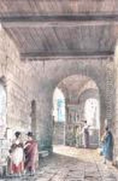 Figures In A Galley - view 1