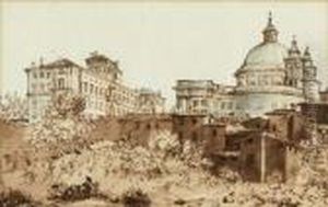 Vue De Rome
Plume Et Encre Brune, Lavis Brun Et Gris by Victor-Jean Nicolle