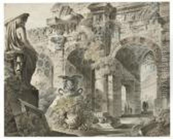 A Capriccio Of Roman Ruins - view 1
