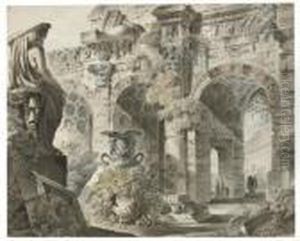 A Capriccio Of Roman Ruins A Capriccio Of Roman Ruins