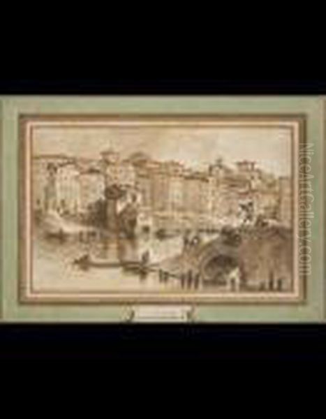 Veduta Del Tevere
 Inchiostro Su Carta, Cm 21x21
 Stima ? 600 - 800 - view 1