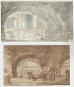 Roman Caves, Possibly Stage Designs: Two Roman Caves, Possibly Stage Designs: Two