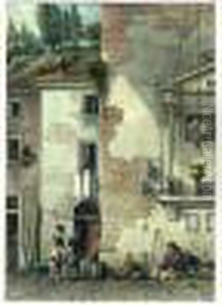 Scene De Rue En Italie - view 1