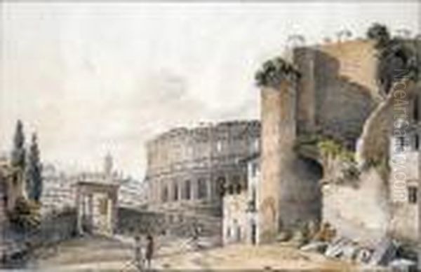 Colosseum With Figures - view 1