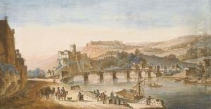 Une Vue Du Chateau De Pierre Scize A Lyon