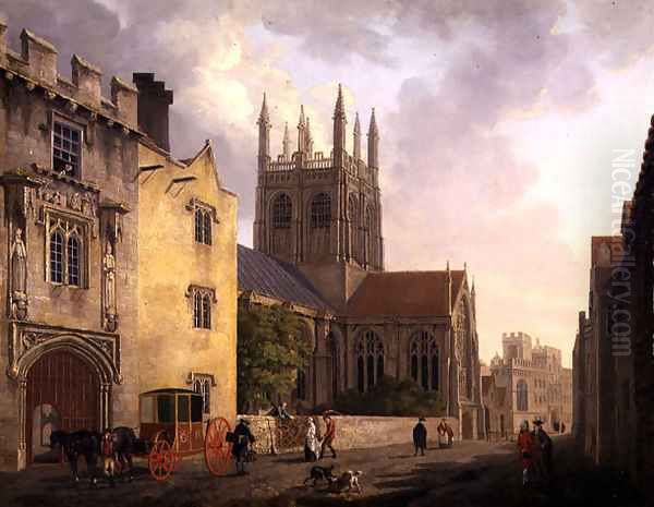 Merton College, Oxford, 1771 - view 1
