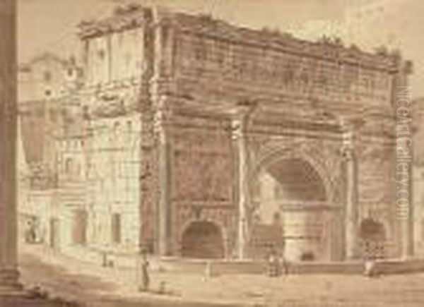 The Arch Of Septimius Severus - view 1