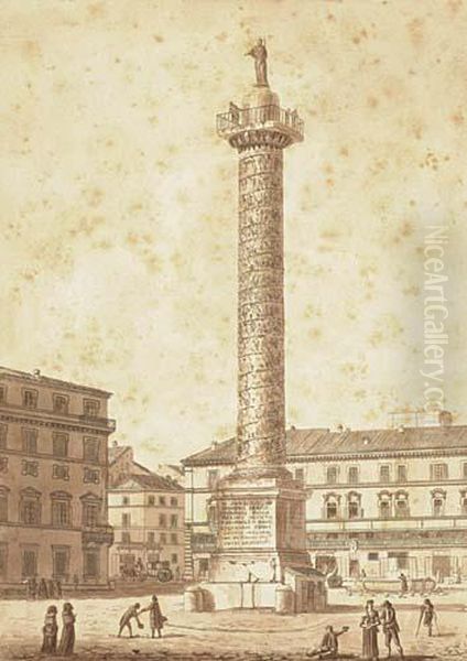 The Column Of Marcus Aurelius - view 1