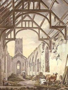 Dunwich Church by Michael Angelo Rooker