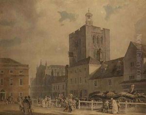 Bury St. Edmunds by Michael Angelo Rooker
