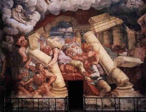 The Fall of the Gigants from Mount Olympus 1530-32