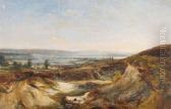 Figures In An Extensive Landscape - view 1