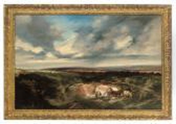 A View Of Chalk Pits, Sussex - view 1