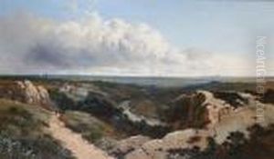 A Moorland Landscape by Edmund John Niemann