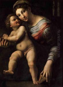 Virgin with the Child by Giulio Romano (Orbetto)