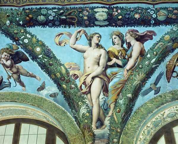 The Three Graces, from the Loggia of Cupid and Psyche, 1510-17 - view 1