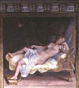 The Dream of Hecuba by Giulio Romano (Orbetto)