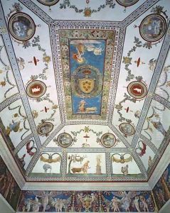 The Camera con Fregio di Amorini by Giulio Romano (Orbetto)