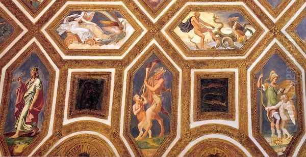Ceiling decoration (detail) - view 1