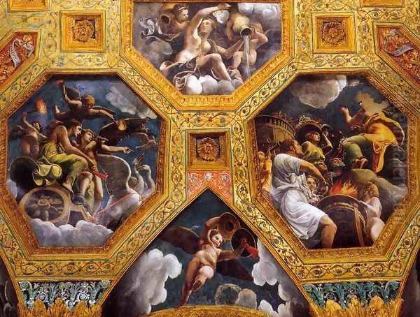 Vaulted ceiling (detail) 4 - view 1