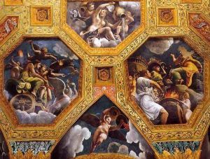 Vaulted ceiling (detail) 4