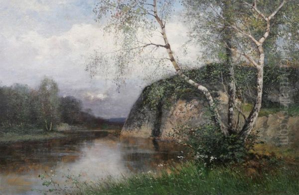 Landskap Med Vattendrag - view 1