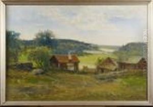 Gardsmotiv I
Sommarlandskap by Severin Nilson