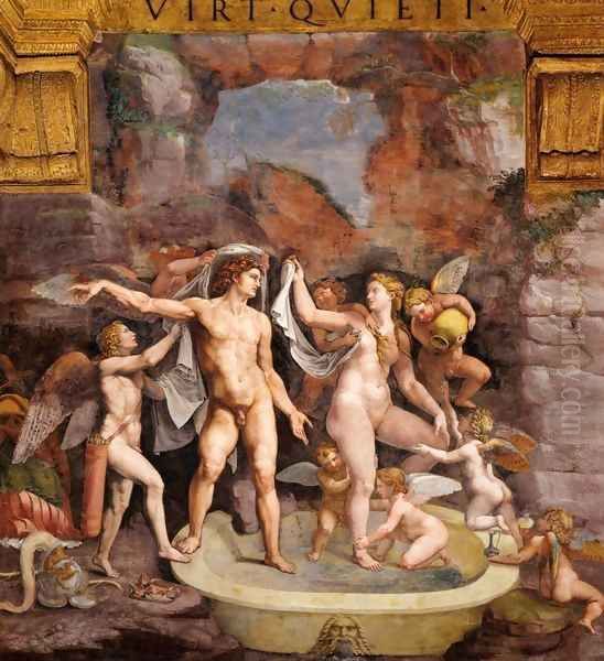 Venus and Mars Bathing - view 1