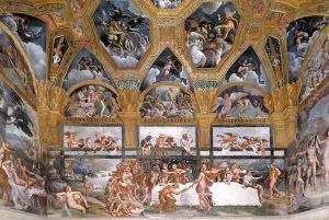 View of the Sala di Psyche (east wall)