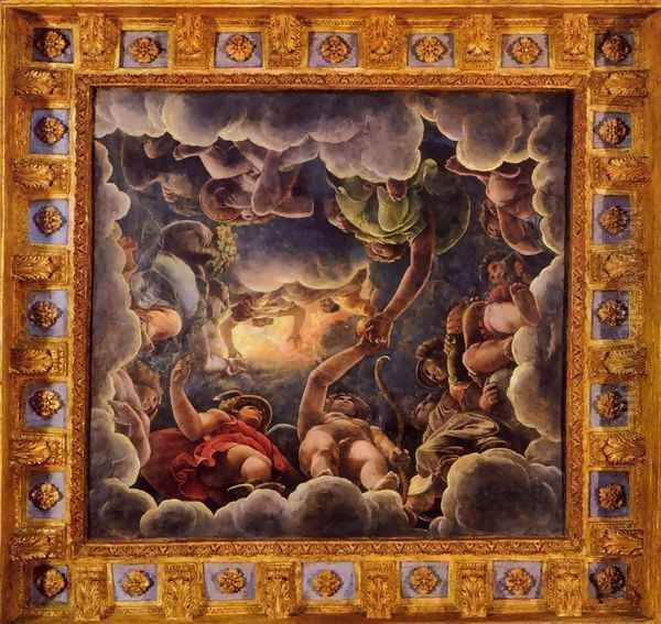 Vaulted ceiling (detail) 2 - view 1