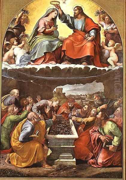 Coronation of the Virgin (Madonna of Monteluce) - view 1