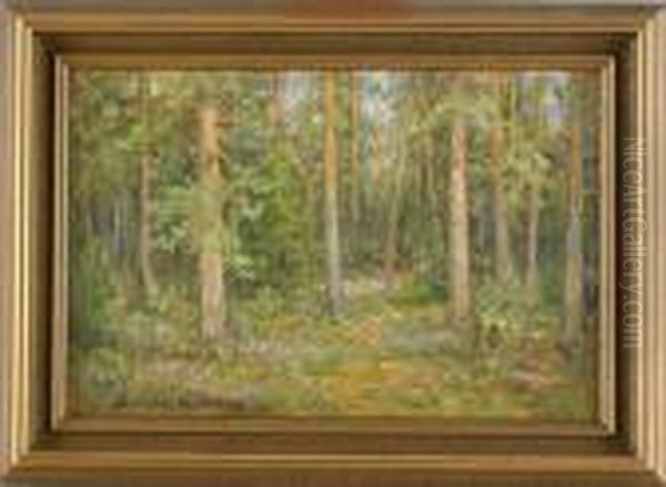Skogslandskap, Signerad Severin Nilsson - view 1