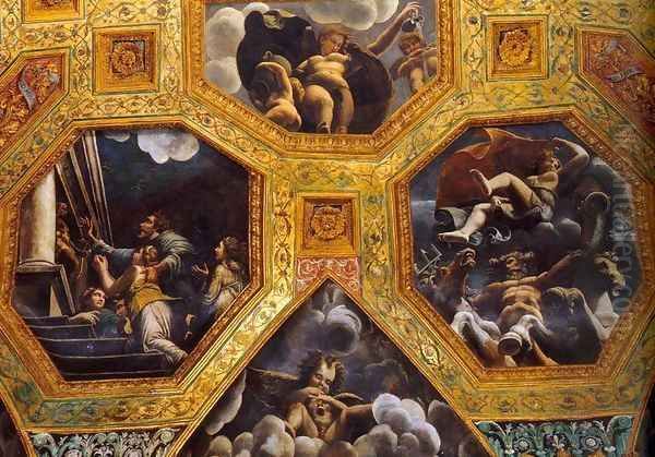 Vaulted ceiling (detail) 5 - view 1