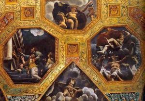 Vaulted ceiling (detail) 5