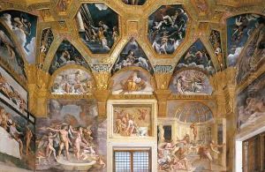 View of the Sala di Psyche (north wall)